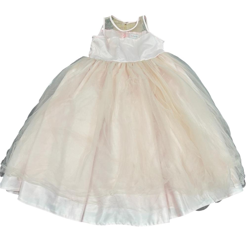 Tip Top Kids Pink and White Dress